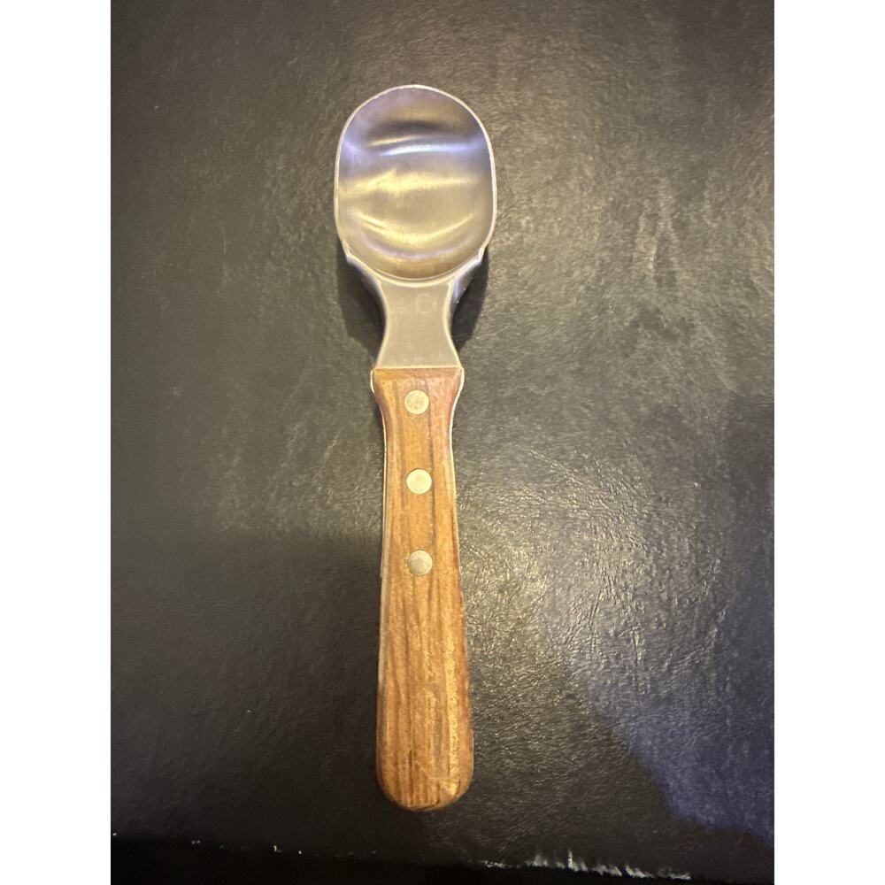 THE PIONEER WOMAN Ice Cream Scoop Spoon Stainless with Wood Handle